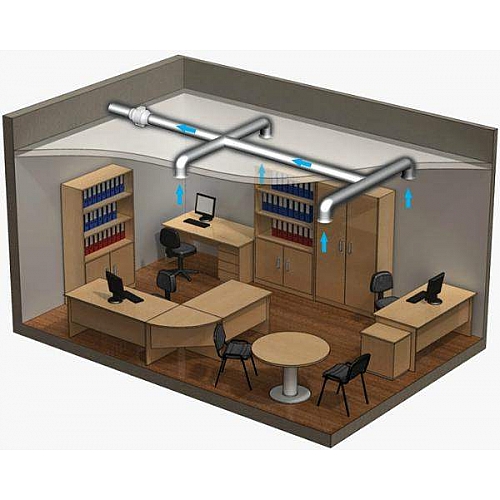 Система вентиляции при ремонте офиса