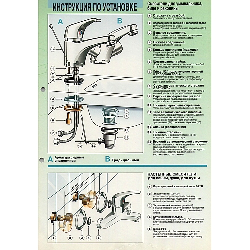 Установка смесителя. Советы и рекомендации