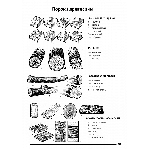 Существующие пороки древесины