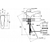Смеситель для раковины Ravak Rosa RS 011.00 (X070010) с донным клапаном.