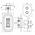 Термостат для ванны Ravak CR 067.00 трехрежимный (X070075)