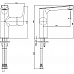 Смеситель для раковины встраиваемый E.C.A. Luna 102105130EX