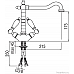 Смеситель для раковины NOBILI Antica AT31118/6BR Бронза