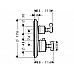 Термостат с запорным вентилем Axor Montreux 16800000