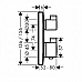 Термостат с запорным/переключающим вентилем Axor Citterio 39720000
