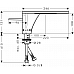 Смеситель для раковины Axor Massaud (излив 167мм) 18112000