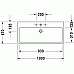 Раковина подвесная Duravit Vero 100x47 0454100000