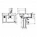 Кухонная мойка с встроенным смесителем Hansgrohe C71-F655-09 75x50 43206000