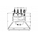 Базовый набор для установки смесителя на 4 отверстия на край ванны Hansgrohe 13244180