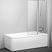 Шторка для ванны Ravak 10° 10CVS2-100 R (блестящий + транспарент) 7QRA0C03Z1