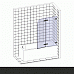 Шторка для ванны Ravak CVS2-100 L (сатин + транспарент) 7QLA0U00Z1