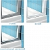 Душевая дверь двухэлементная Ravak Pivot PDOP2-120 (белый+транспарент) 03GG0100Z1