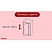 Душевая дверь двухэлементная Ravak Pivot PDOP2-110 (блестящий+транспарент) 03GD0C00Z1