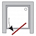 Душевая дверь двухэлементная Ravak Pivot PDOP2-110 (сатин+транспарент) 03GD0U00Z1