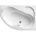 Шторка для ванны Ravak CVSK1 160/170 R Rosa 7QRS0100Y1 (белый + транспарент)