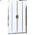 Душевая дверь раздвижная Ravak 10° 10DP4-170 (сатин+транспарент) 0ZKV0U00Z1