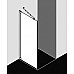 Стеклянная душевая перегородка KERMI WALK-IN GIA GX TWF h-1850 mm (1000 mm)