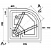Глубокий душевой поддон Ravak Sabina 80x80 A214001020