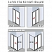 Душевая 2-створчатая раздвижная дверь с фиксированной панелью Kermi Cada Xs 1370-1410/2000 (правая) CKG2R14020VPK