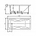 Ванна акриловая АКВАТЕК Феникс 150х75 (без гидромассажа) FEN150-0000029