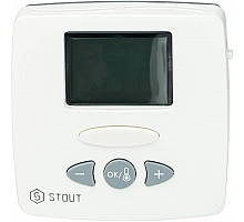 STOUT STE-0002 Термостат комнатный электронный WFHT-LCD. С выносным датчиком