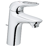 Смеситель для раковины Grohe Eurostyle с донным клапаном 33558003