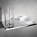 Двойной держатель со стаканом и чашей для мелочей Keuco Edition 400 11554019000