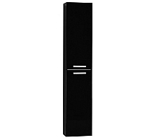 Шкаф-колонна подвесная Акватон Мадрид 158х30 черный глянец 1A129603MA950
