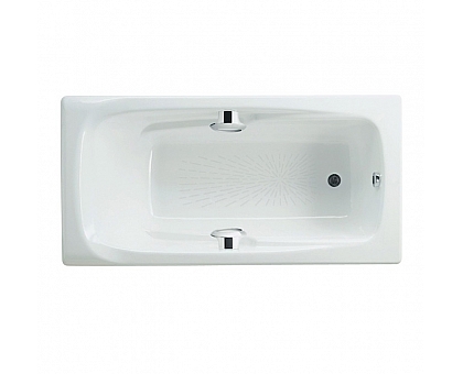 Чугунная ванна 170x85 Roca Ming 2302G000R с отверстиями для ручек