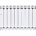 RIFAR  SUPReMO 500 10 секций радиатор биметаллический боковое подключение (белый RAL 9016)