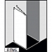 Стеклянная душевая перегородка KERMI WALK-IN FILIA FI TWF/G (1200 mm)