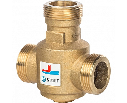 STOUT SVM-0030 Термостатический смесительный клапан G 1)4 1/4 НР  55°С