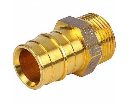 Uponor Q&E штуцер с наружной резьбой 25-G3/4НР