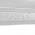 Global ISEO 500 Global ISEO 500 8 секций радиатор алюминиевый боковое подключение (белый RAL 9010)