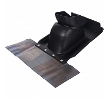 Vaillant  Элемент из пластмассы для пересечения дымоходом/воздуховодом косой крыши, цвет-черный