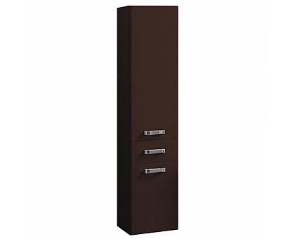 Шкаф-колонна подвесная Акватон Америна 152х34 темно-коричневый 1A135203AM430