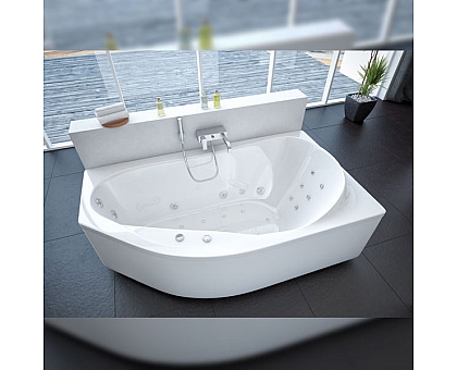 Ванна акриловая АКВАТЕК Таурус 170х100 с гидромассажем Premium (пневмоуправление)