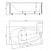 Ванна акриловая АКВАТЕК Дива левая 170х90 DIV170-0000002 (без гидромассажа)