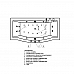 Ванна акриловая АКВАТЕК Гелиос 180х90 с гидромассажем Koller (электроуправление)