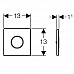 Привод смыва для писсуара GEBERIT Sigma 10 (230В) 116.025.SN.1