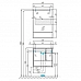 Тумба под раковину Акватон Ривьера 60x45 1A238801RVX20