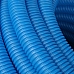 STOUT  Труба гофрированная ПНД, цвет синий, наружным диаметром 32 мм для труб диаметром 25 мм