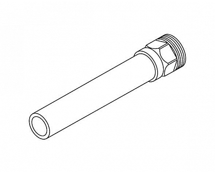 REHAU  Трубка Д15x1.0 для подкл. радиатора с наружн. резьбой R 1/2x15