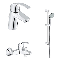 Набор смесителей для ванны Grohe Eurosmart 124446 (33265002,33300002,27853000)