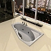 Ванна акриловая АКВАТЕК Медея 170х95 с гидромассажем Flat Chrome (пневмоуправление)