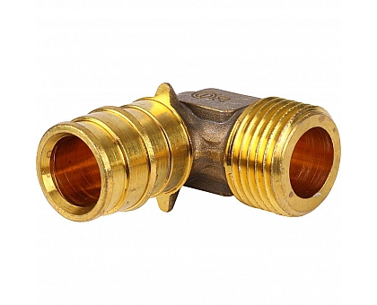 Uponor Q&E угольник с наружной резьбой 20-G1/2НР