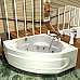 Ванна акриловая АКВАТЕК Сириус 164х164 с гидромассажем Premium (пневмоуправление) SIR164-0000006