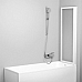 Шторка для ванны Ravak VS2 105 796M0100ZG (белый + грапе)