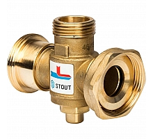STOUT SVM-0050 Термостатический смесительный клапан G 11/2M-G 1)41/2F-G 1M   70°С