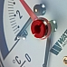 Watts  FR 818(TMAX) 10 x 1/2 Термоманометр аксиальный, 80 мм, 0-10 бар
